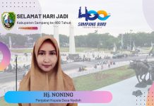 Momentun Hari Jadi ke-400 Kabupaten Sampang, PJ Nyeloh Ajak Warga Ikut Majukan Desa